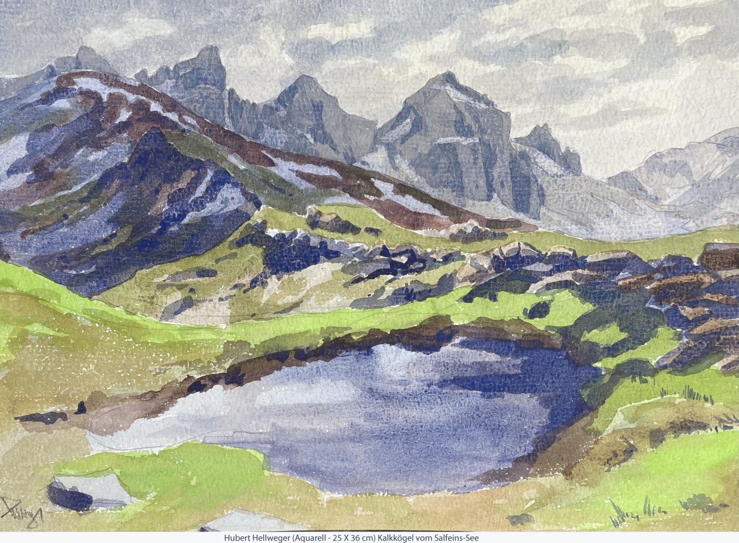 Hellweger Hubert - Kalkkögl vom Salfeinssee