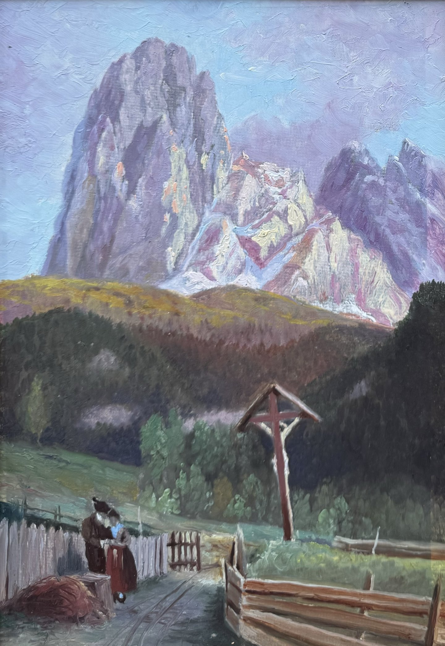 Höger Rudolf - Liebespaar vor Langkofel
