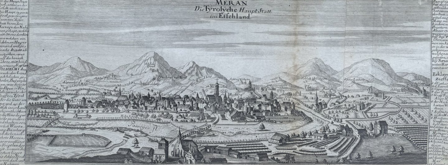 Merian Matthias - Die Tyrolische Hauptstadt im Etschtal