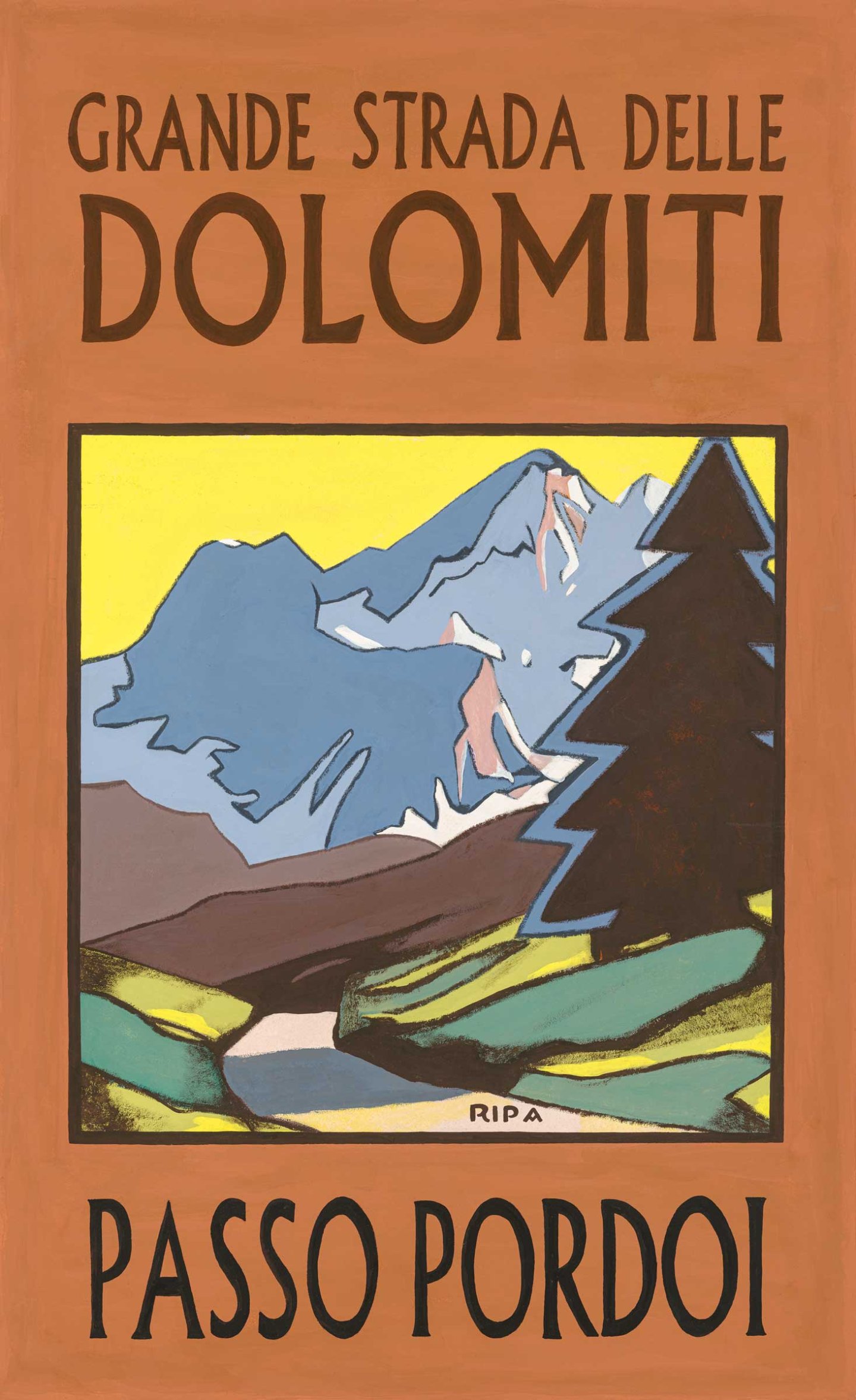 Plakat - Ripa - Pordoi