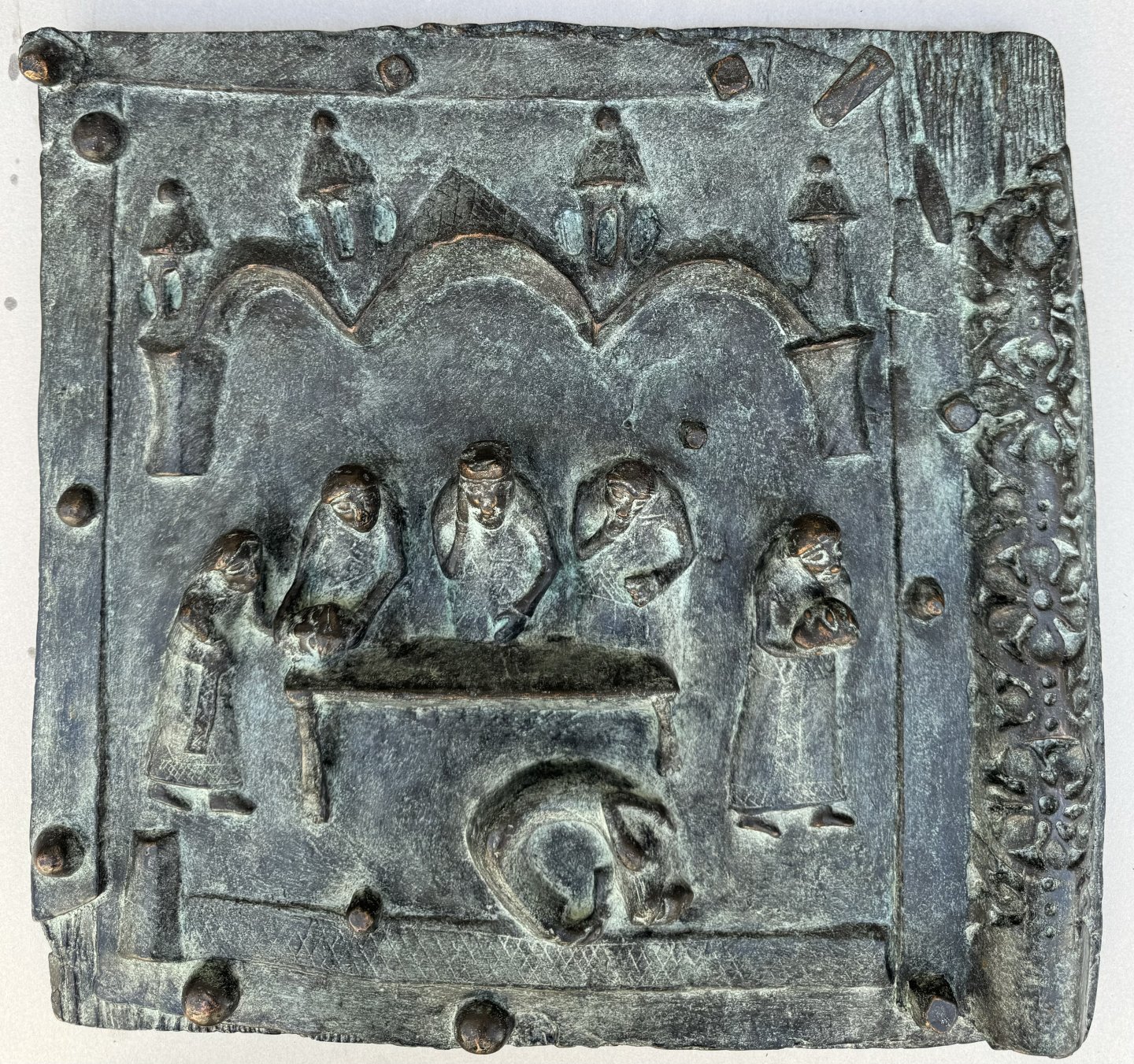 Porta Basilica di San Zeno - Die Vertreibung der Stammeltern aus dem Paradies