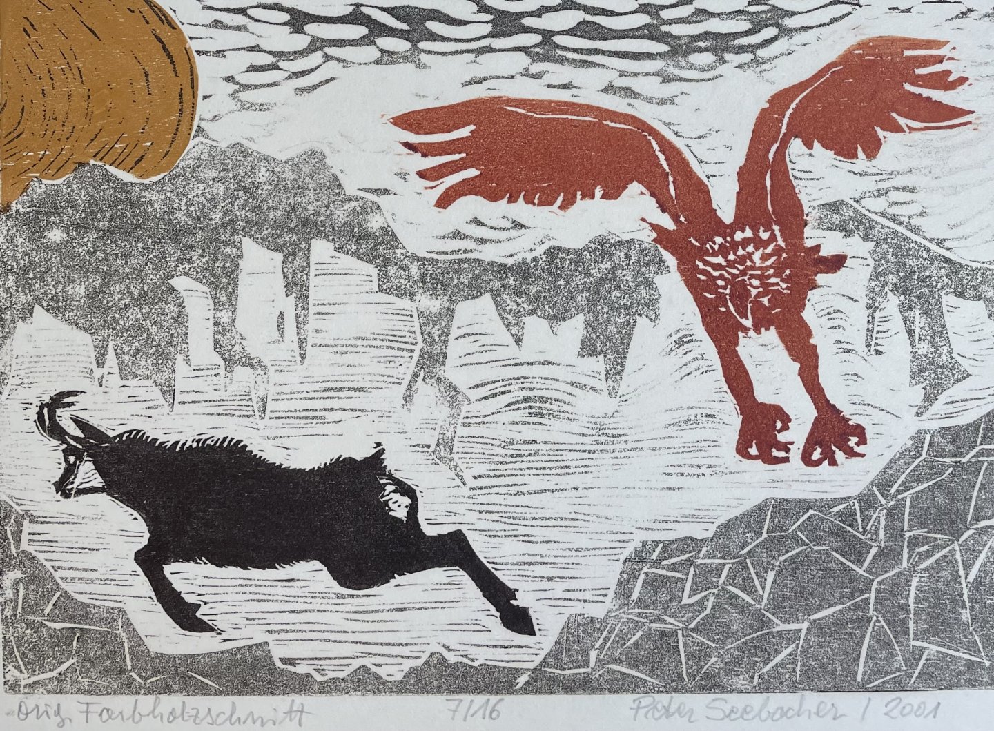 Seebacher Peter - Adler auf der Jagd