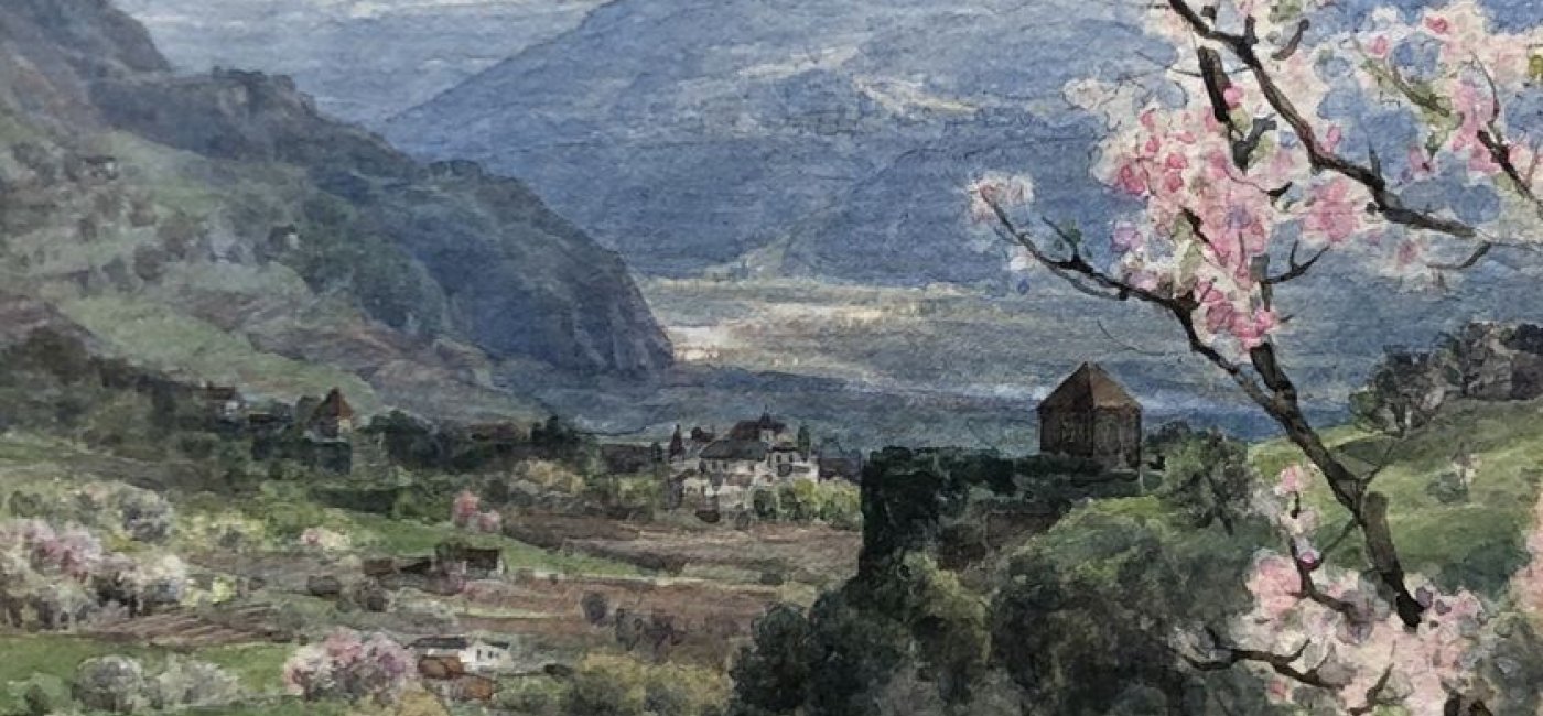 Bauer Gustav - Blick nach Obermais