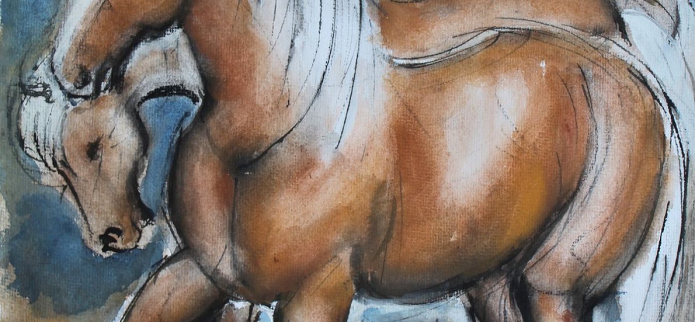 Busch-Federspiel Käte - Drei Haflinger