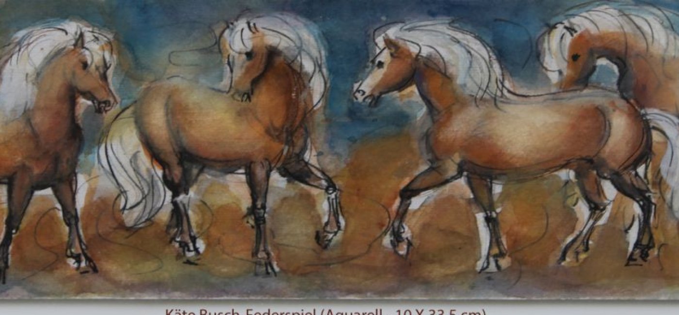 Busch-Federspiel Käte - Vier Haflinger
