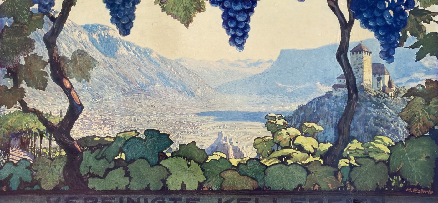 Esterle Max - Weinplakat Meran