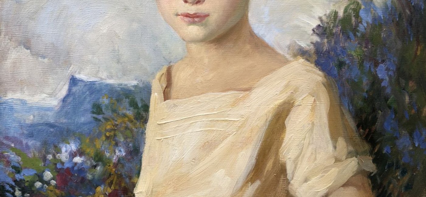Gaigher Horazio 1923 - Mädchen im Garten