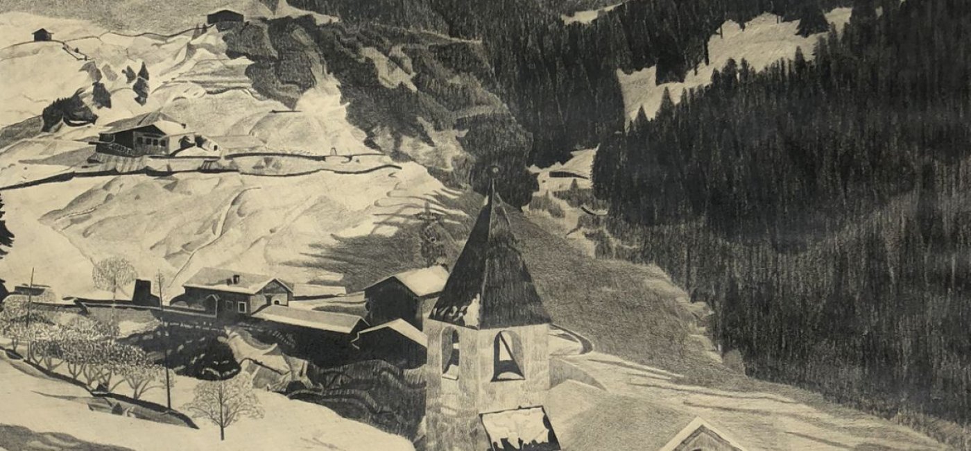 Gantioler Toni - St. Cyprian mit Rosengarten