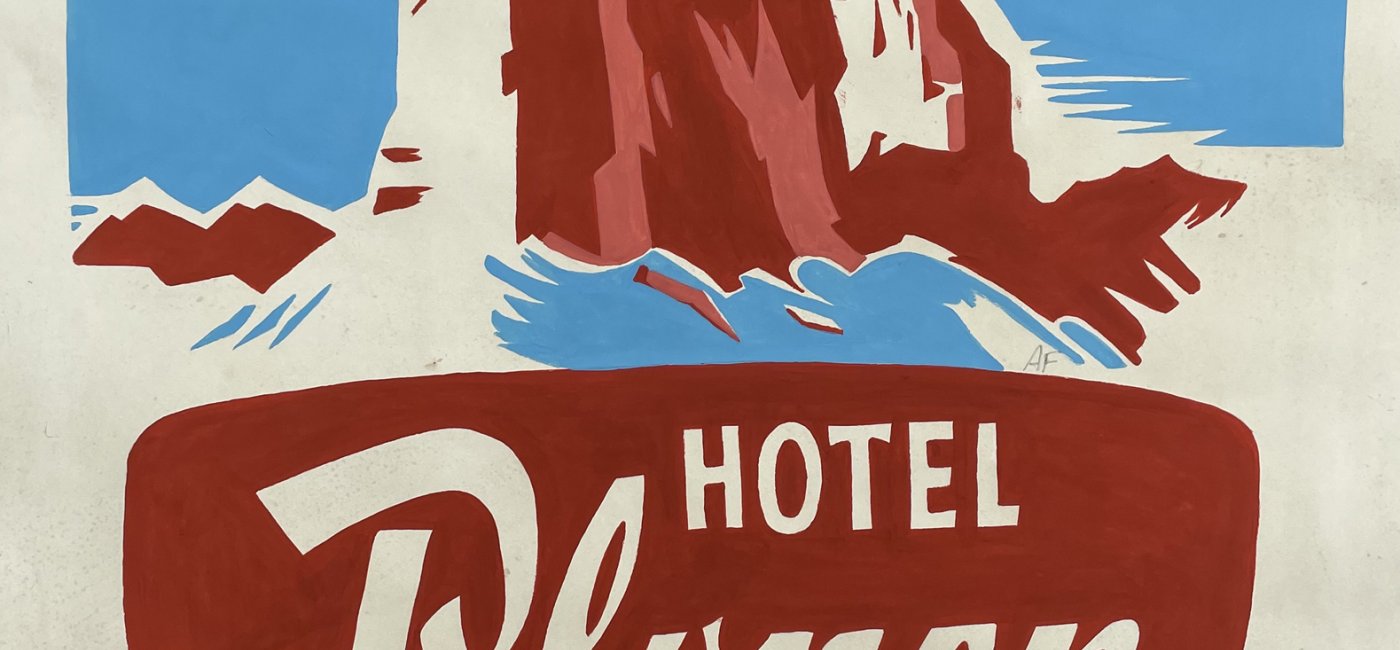 Plakat-Entwurf - Hotel Ploner - Cortina