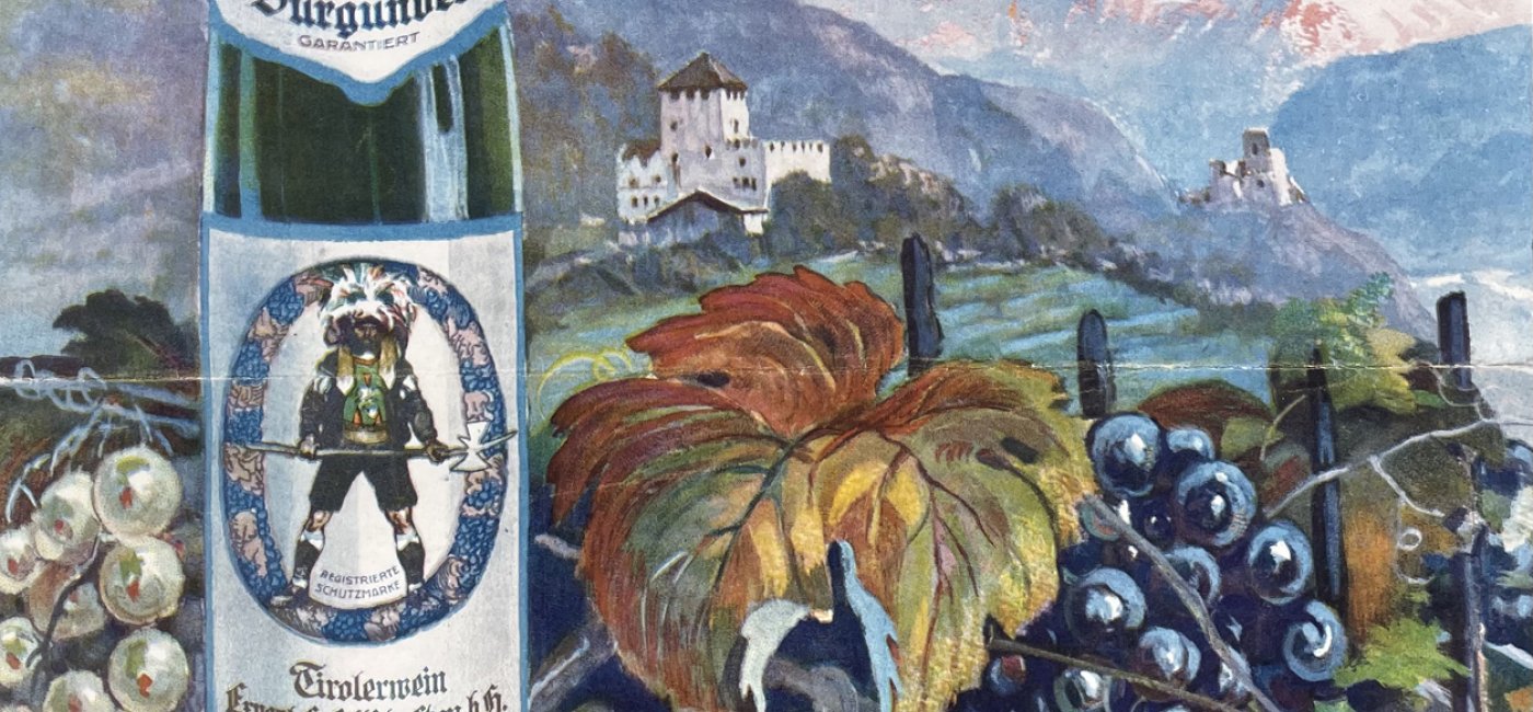Weinplakat - Schloss Korb