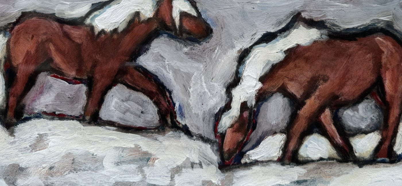 Bonell Klaus - Zwei Haflinger-Pferde