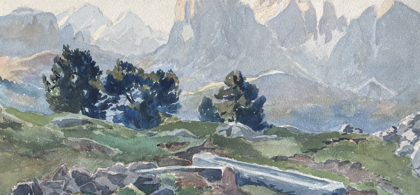 Hellweger Hubert - Blick auf den Langkofel