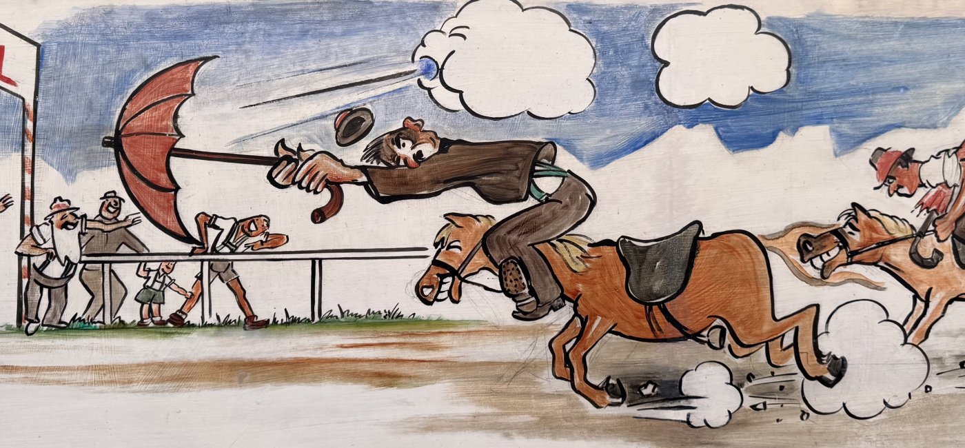 Lenhart Franz - Haflinger Galopp-Rennen in Meran