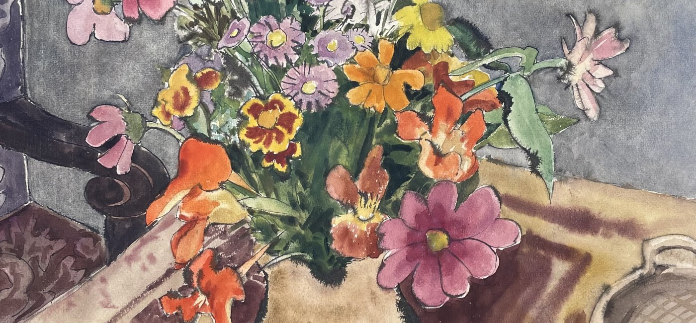 Rungg(aldier) Luis - Stillleben mit Blumenvase