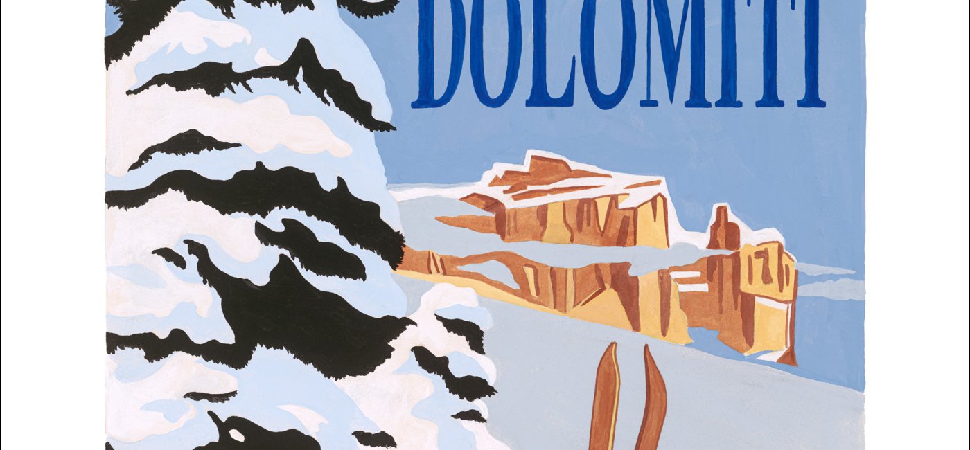 Plakat - Piccolruaz - Sports invernali nelle Dolomiti
