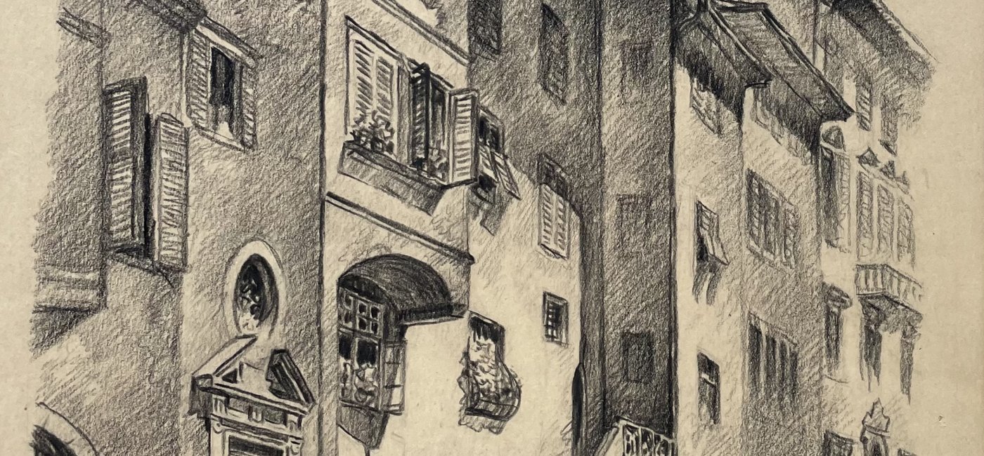 Zinner Robert - Silbergasse in Bozen